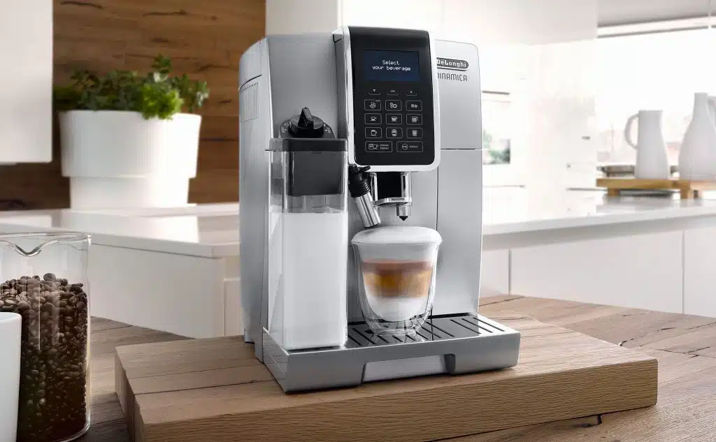 Zoom sur la machine à expresso