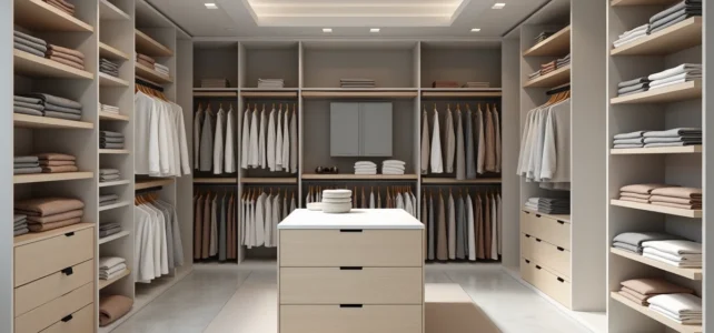 Idées et astuces pour dessiner un dressing tendance : plans et agencements à adopter